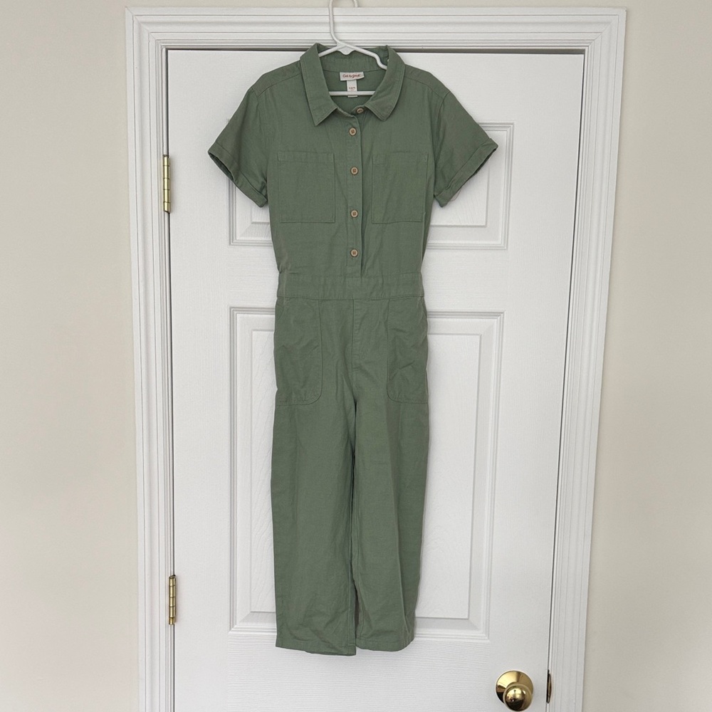 Cat & Jack Olive Green Jumpsuit - NEVER WORN